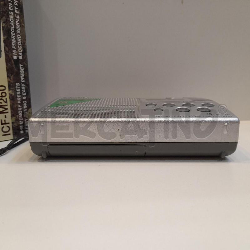 RADIO PORTATILE SONY DIGITAL TUNING ICF-M260 TEST OK | Mercatino dell'Usato Roma re di roma 4