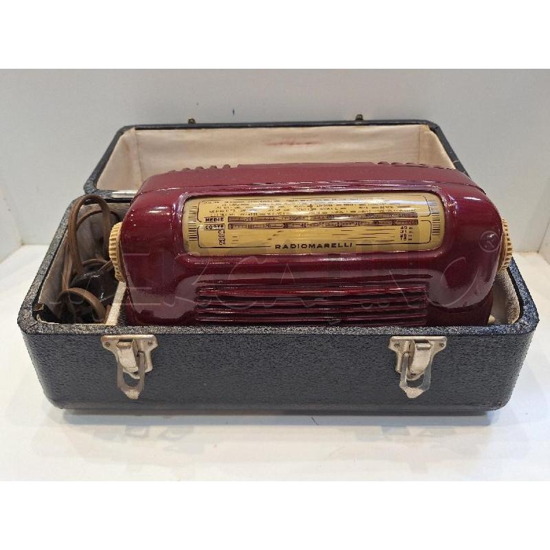 RADIO RADIOMARELLI MODELLO 120 DA RIPARARE CON CUSTODIA | Mercatino dell'Usato Roma re di roma 5