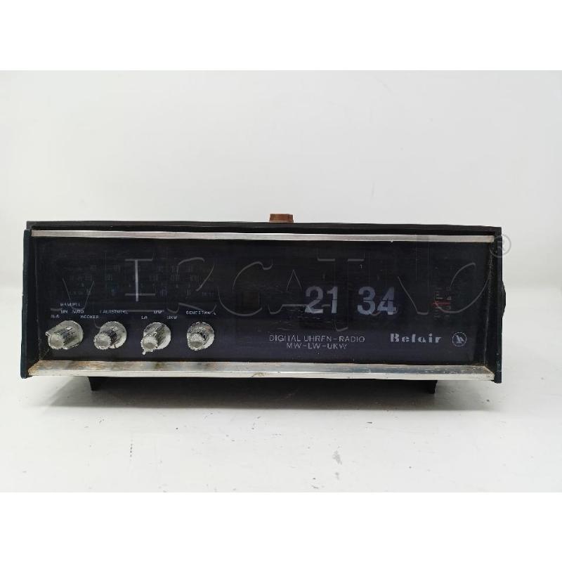 RADIO SVEGLIA LEGNO ANNI 70 BELAIR  | Mercatino dell'Usato Roma re di roma 1