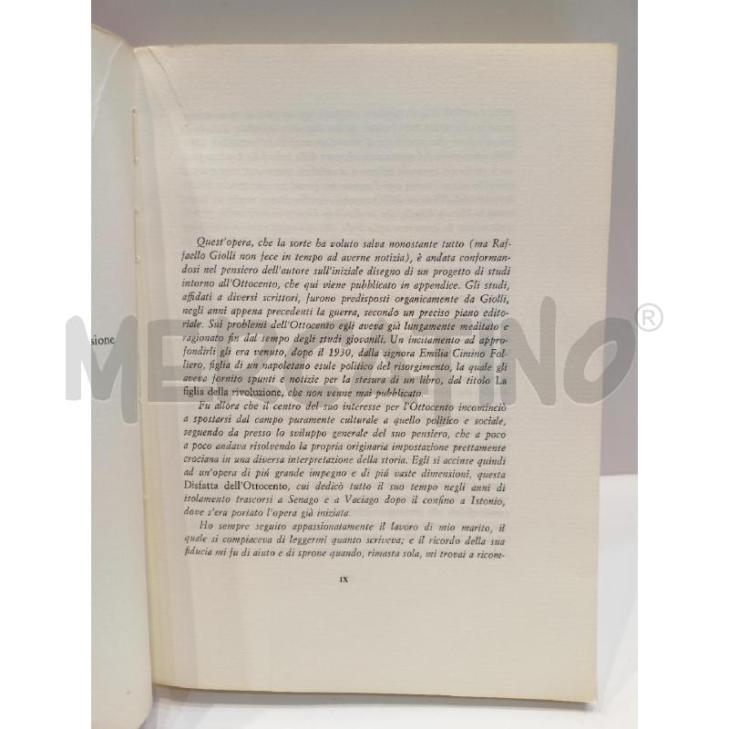 RAFFAELLO GIOLLI LA DISFATTA DELL'OTTOCENTO 1961 EINAUDI | Mercatino dell'Usato Roma re di roma 5