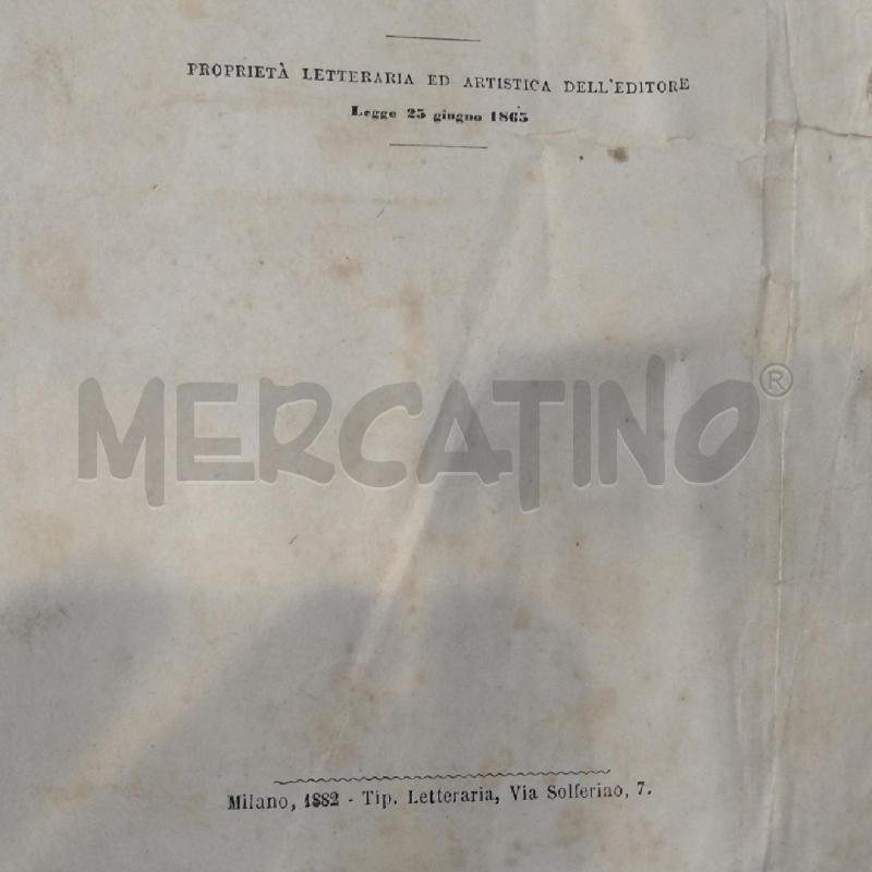 RAFFAELLO GIOVAGNOLI SPARTACO RACCONTO STORICO 1882 MILANO | Mercatino dell'Usato Roma re di roma 4