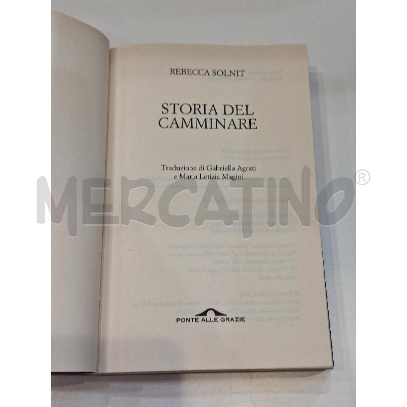 REBECCA SOLNIT STORIA DEL CAMMINARE  | Mercatino dell'Usato Roma re di roma 4