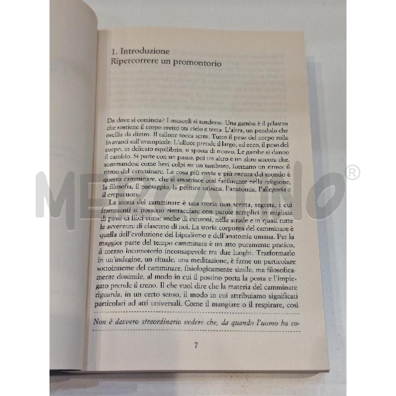 REBECCA SOLNIT STORIA DEL CAMMINARE  | Mercatino dell'Usato Roma re di roma 5
