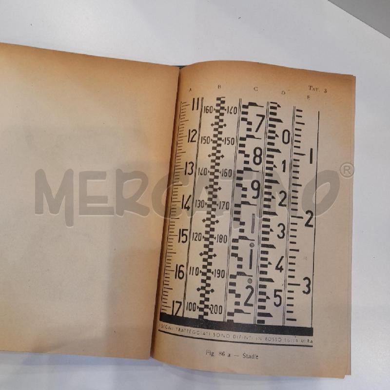 RENATO CAJANI MANUALE DI TOPOGRAFIA 1942 SUPERGRAFICHE SILVIO ABETE | Mercatino dell'Usato Roma re di roma 5