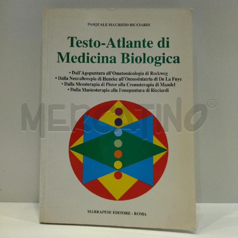 RICCIARDI TESTO ATLANTE MEDICINA BIOLOGICA 1998 MARRAPESE | Mercatino dell'Usato Roma re di roma 1