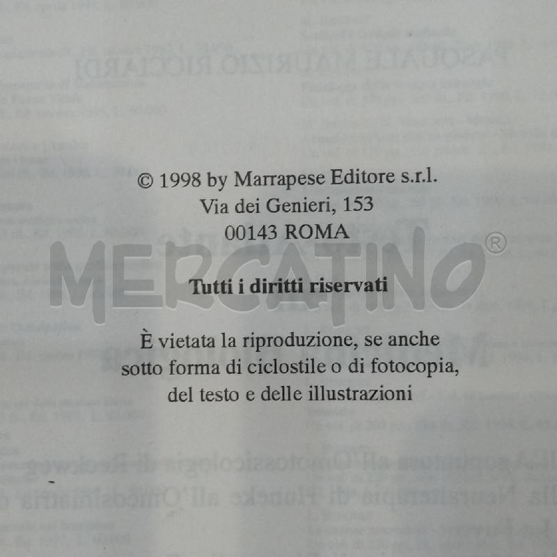 RICCIARDI TESTO ATLANTE MEDICINA BIOLOGICA 1998 MARRAPESE | Mercatino dell'Usato Roma re di roma 4