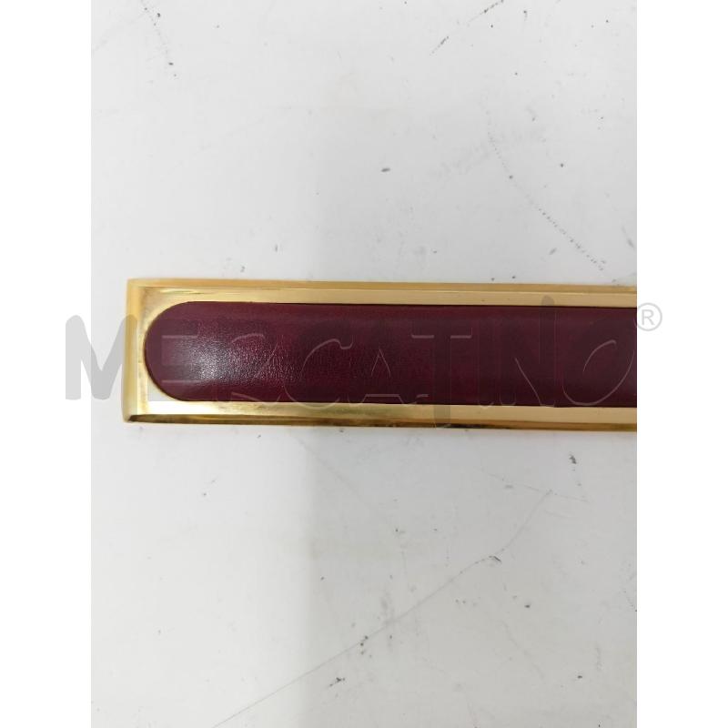 RIGHELLO FERRAGAMO DORATO PELLE ROSSA | Mercatino dell'Usato Roma re di roma 5