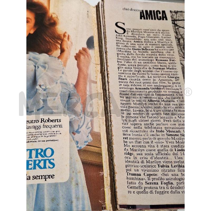 RIVISTA AMICA N 25 1982 SPECIALE MARILYN MONROE | Mercatino dell'Usato Roma re di roma 3