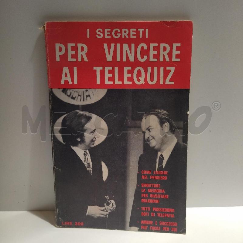 RIVISTA I SEGRETI PER VINCERE AI TELEQUIZ SERGI 1972 | Mercatino dell'Usato Roma re di roma 1