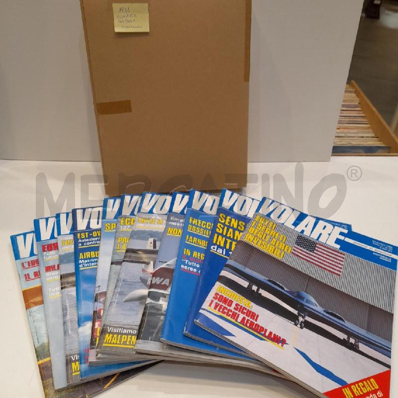 RIVISTA VOLARE ANNATA COMPLETA 1988 AVIAZIONE AERONAUTICA | Mercatino dell'Usato Roma re di roma 1