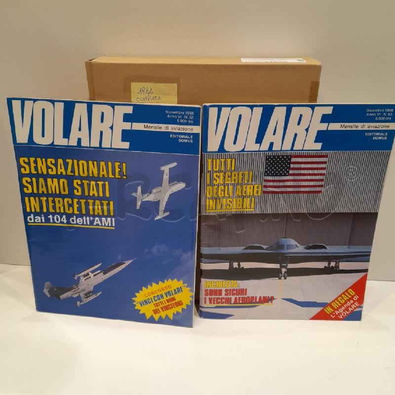 RIVISTA VOLARE ANNATA COMPLETA 1988 AVIAZIONE AERONAUTICA | Mercatino dell'Usato Roma re di roma 2