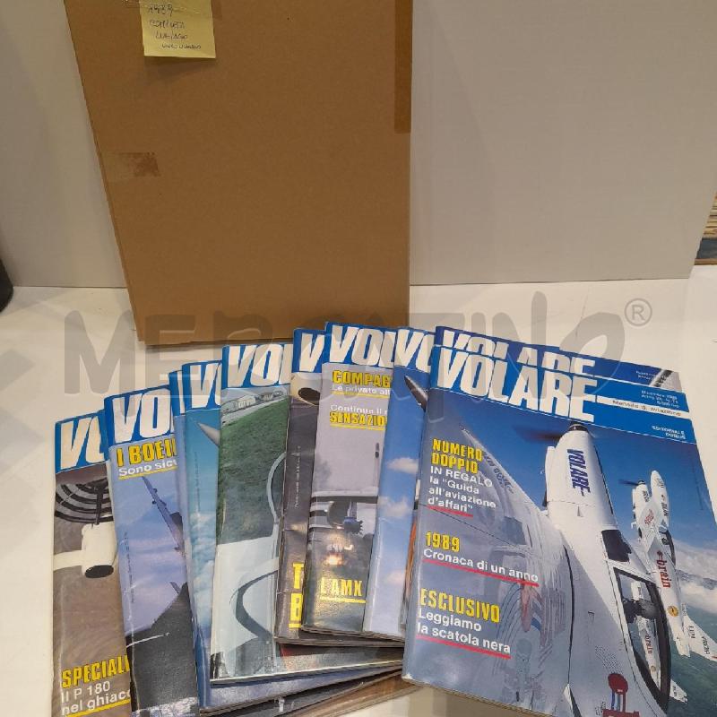 RIVISTA VOLARE ANNATA COMPLETA 1989 AVIAZIONE AERONAUTICA | Mercatino dell'Usato Roma re di roma 1