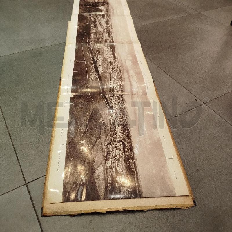 ROMA 1914/1964 VEDUTE FOTOPANORAMICHE DA MONTE MARIO TAVOLE RIPIEGATE GRANDE FORMATO | Mercatino dell'Usato Roma re di roma 2