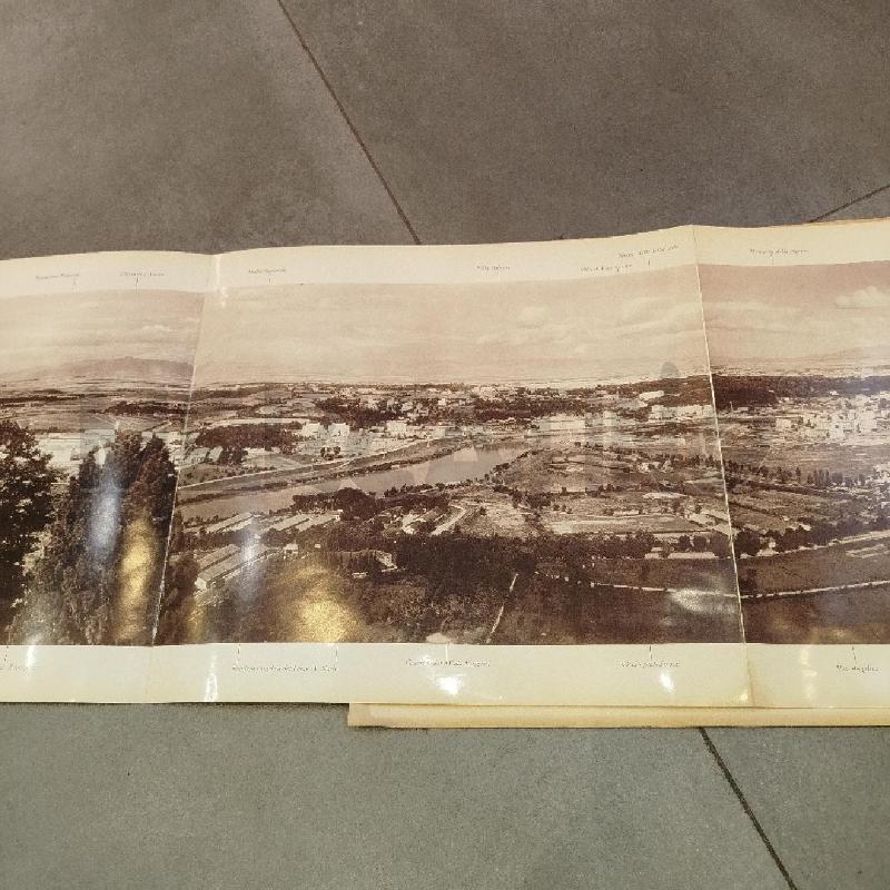 ROMA 1914/1964 VEDUTE FOTOPANORAMICHE DA MONTE MARIO TAVOLE RIPIEGATE GRANDE FORMATO | Mercatino dell'Usato Roma re di roma 3