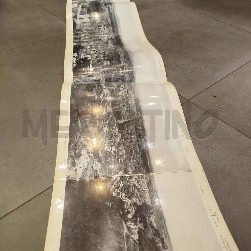 ROMA 1914/1964 VEDUTE FOTOPANORAMICHE DA MONTE MARIO TAVOLE RIPIEGATE GRANDE FORMATO | Mercatino dell'Usato Roma re di roma 4