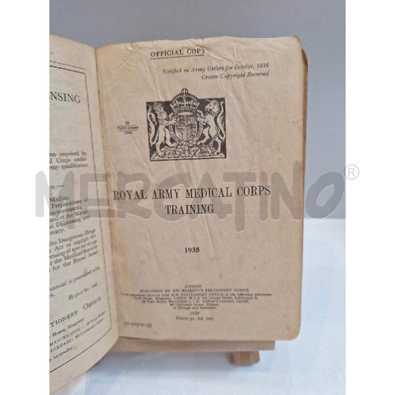 ROYAL ARMY MEDICAL CORPS TRAINING 1935 | Mercatino dell'Usato Roma re di roma 1