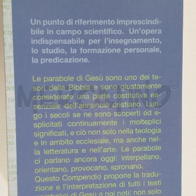 RUBEN ZIMMERMANN COMPENDIO DELLE PARABOLE DI GESÙ QUERINIANA 2011 | Mercatino dell'Usato Roma re di roma 5