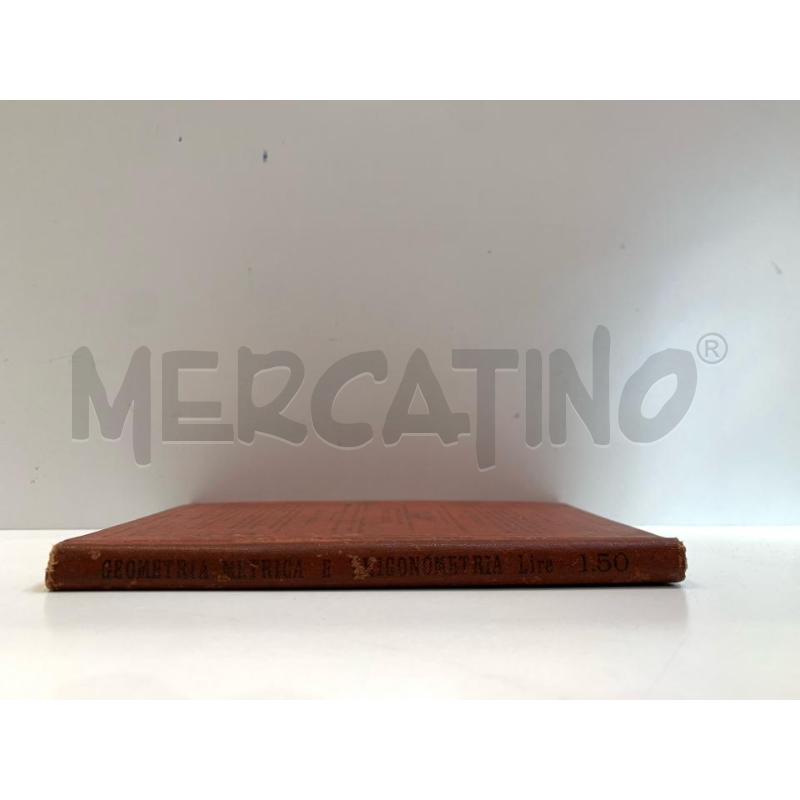 S.PINCHERLE GEOMETRIA METRICA E TRIGONOMETRIA 1888 MANUALE HOEPLI | Mercatino dell'Usato Roma re di roma 2