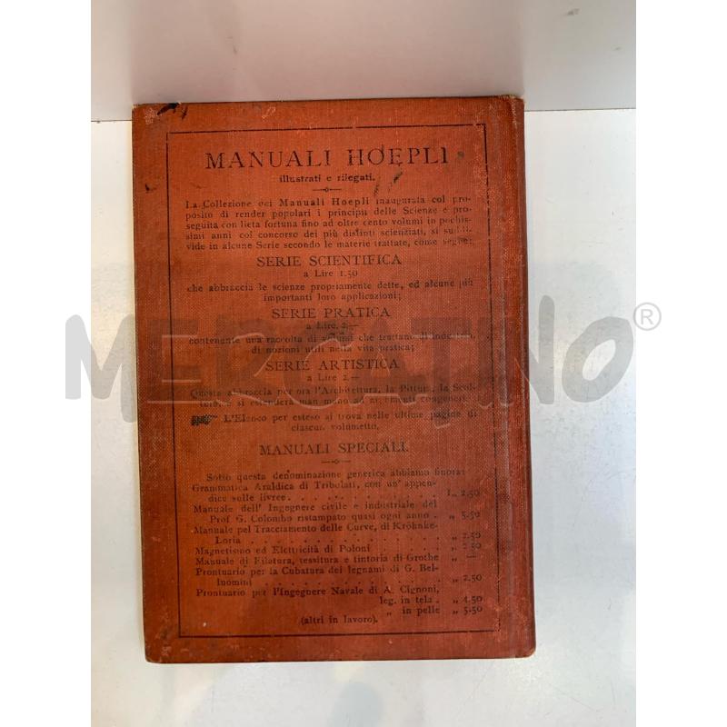 S.PINCHERLE GEOMETRIA METRICA E TRIGONOMETRIA 1888 MANUALE HOEPLI | Mercatino dell'Usato Roma re di roma 3