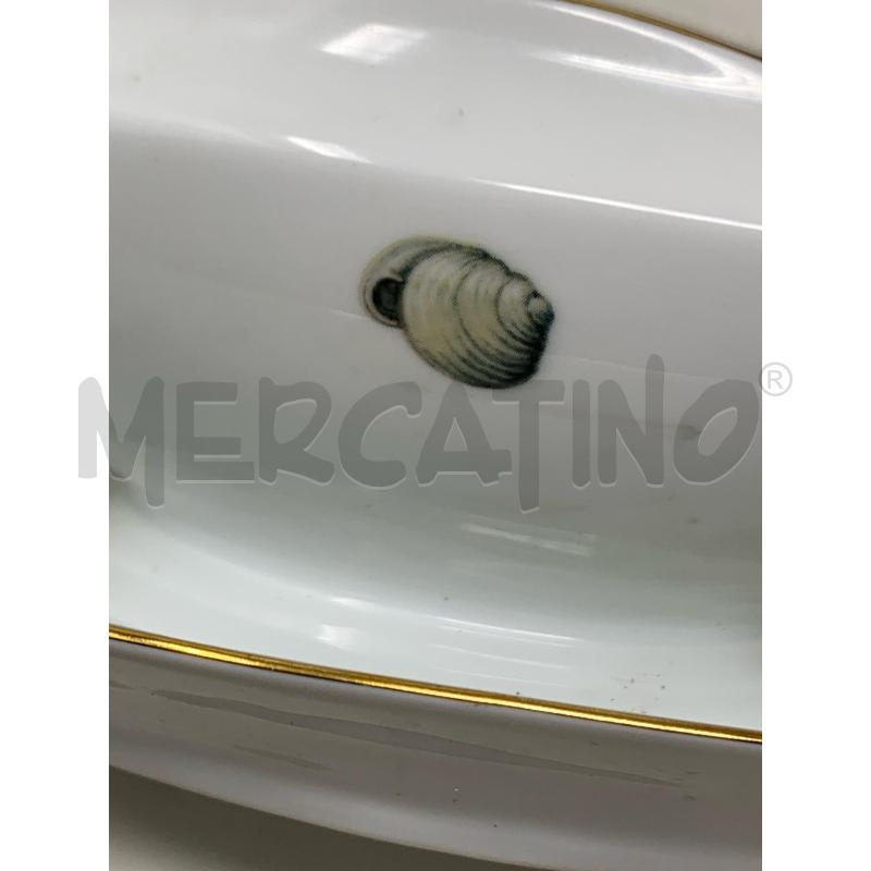 SALSIERA GINORI STAMPA CONCHIGLIE PESCE  | Mercatino dell'Usato Roma re di roma 3