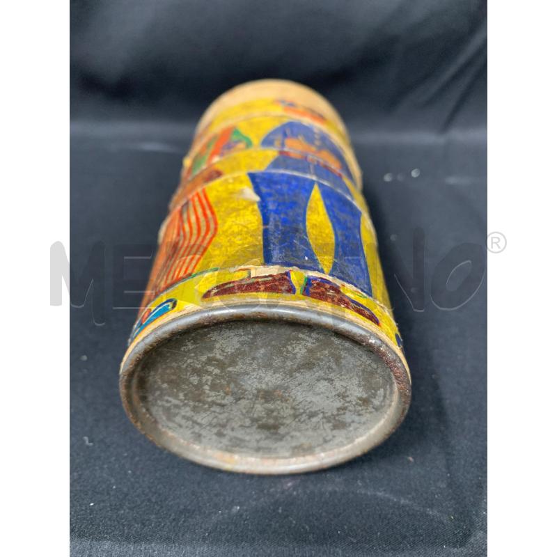 SALVADANAIO METALLO ANNI 50 PAGLIACCI CAMBIA VESTITO  | Mercatino dell'Usato Roma re di roma 5