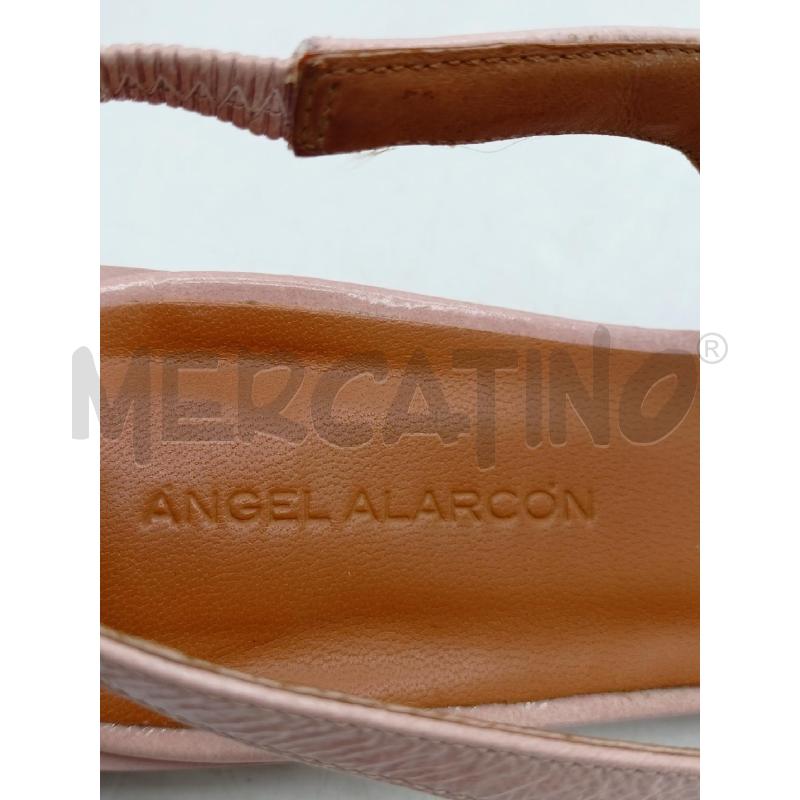 SANDALI DONNA ANGEL ALARCON ROSA FIOCCHETTO | Mercatino dell'Usato Roma re di roma 5