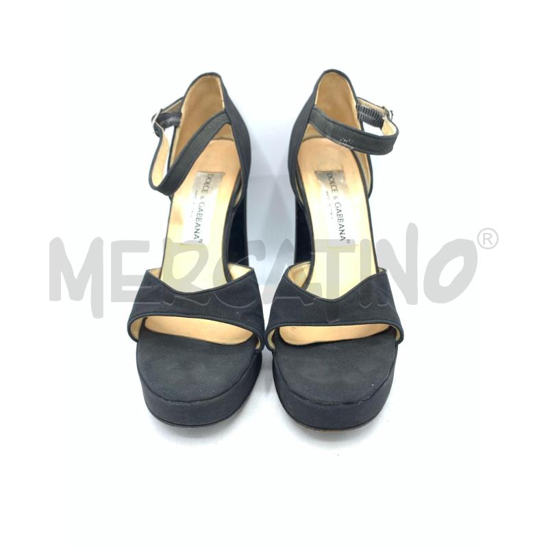 SCARPE DOLCE & GABBANA NERO SUEDE CINTURINO | Mercatino dell'Usato Roma re di roma 5