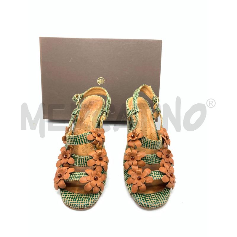 SCARPE DONNA CHIE MIHARA VERDE FIORI BEIGE | Mercatino dell'Usato Roma re di roma 5
