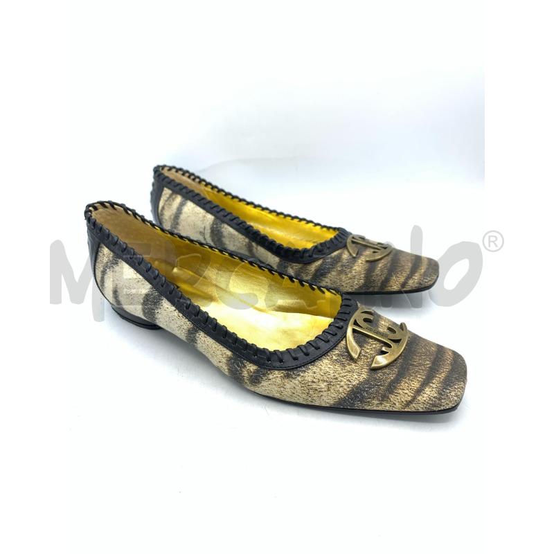 SCARPE DONNA JUST CAVALLI ANIMALIER LOGO | Mercatino dell'Usato Roma re di roma 1
