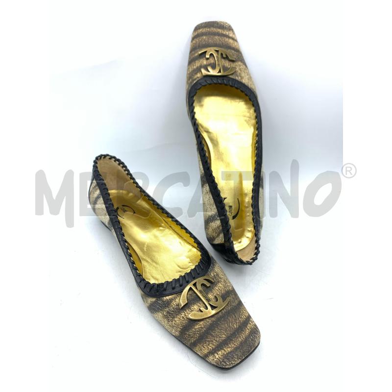 SCARPE DONNA JUST CAVALLI ANIMALIER LOGO | Mercatino dell'Usato Roma re di roma 3