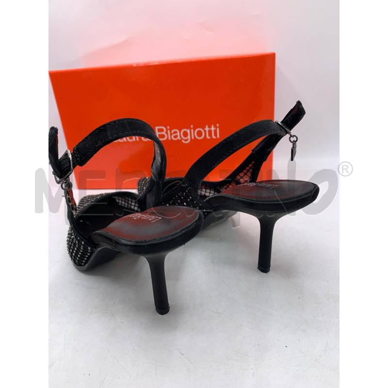 SCARPE DONNA LAURA BIAGIOTTI NERE STRASS | Mercatino dell'Usato Roma re di roma 5