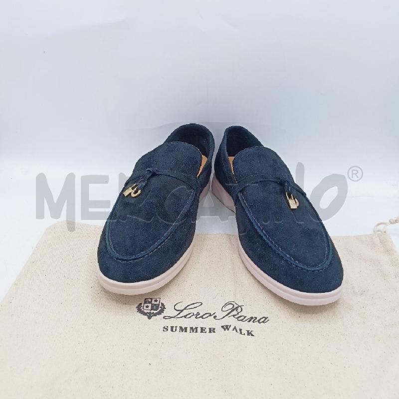 SCARPE DONNA LORO PIANA MOCASSINO NERO | Mercatino dell'Usato Roma re di roma 1