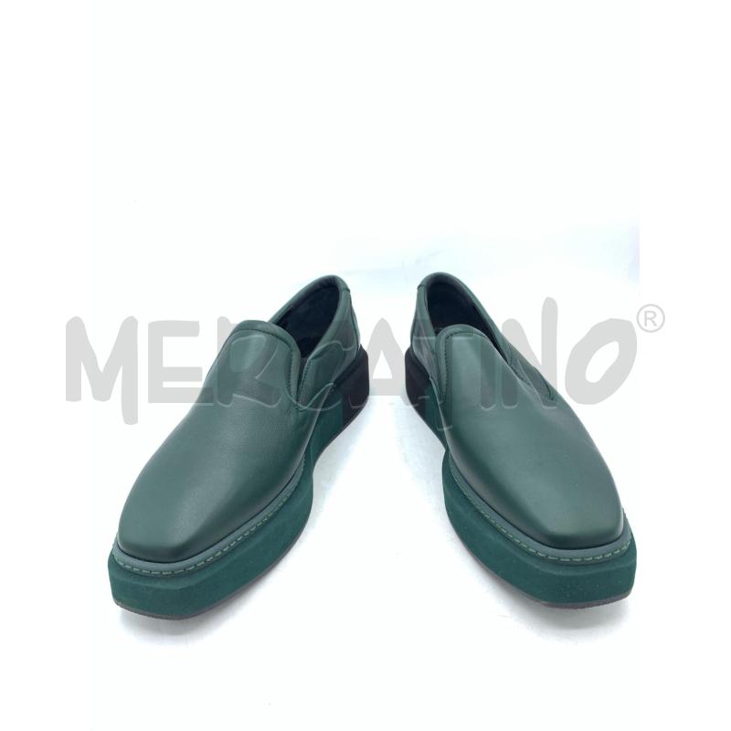 SCARPE DONNA MANUEL BARCELÒ VERDI BORDO NERO | Mercatino dell'Usato Roma re di roma 1