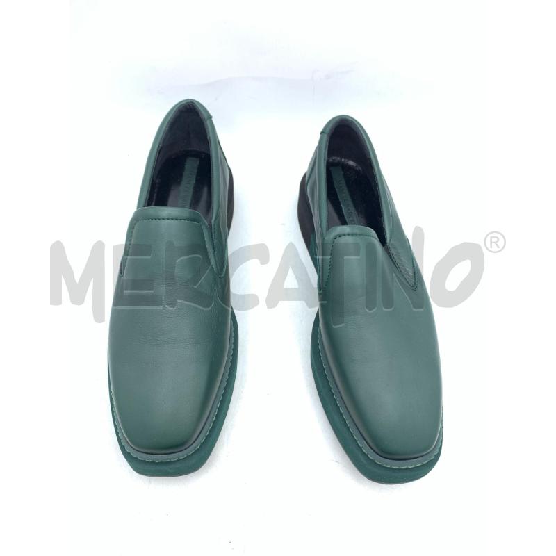 SCARPE DONNA MANUEL BARCELÒ VERDI BORDO NERO | Mercatino dell'Usato Roma re di roma 2