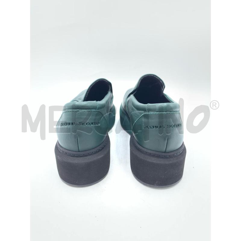 SCARPE DONNA MANUEL BARCELÒ VERDI BORDO NERO | Mercatino dell'Usato Roma re di roma 4
