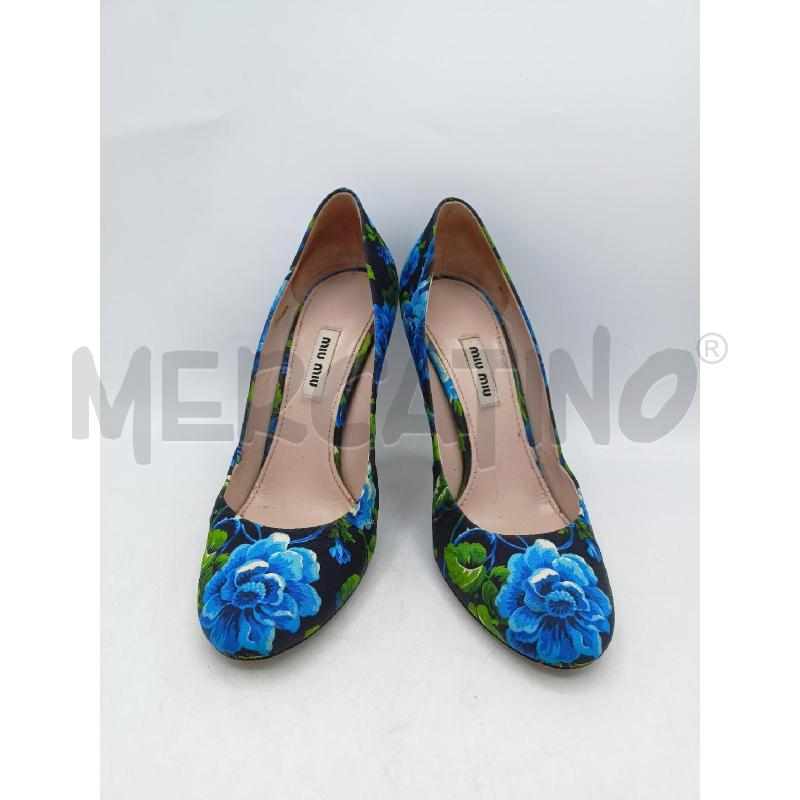 SCARPE DONNA MIU MIU FIORATO  | Mercatino dell'Usato Roma re di roma 1