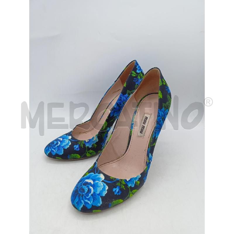 SCARPE DONNA MIU MIU FIORATO  | Mercatino dell'Usato Roma re di roma 2