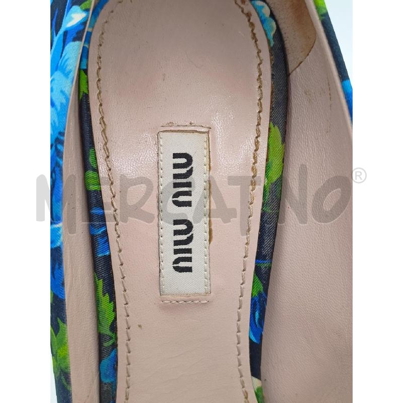 SCARPE DONNA MIU MIU FIORATO  | Mercatino dell'Usato Roma re di roma 5