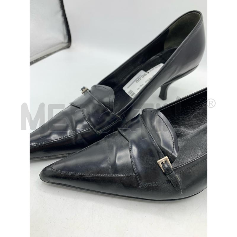 SCARPE DONNA PRADA KITTEN PELLE NERO  | Mercatino dell'Usato Roma re di roma 4