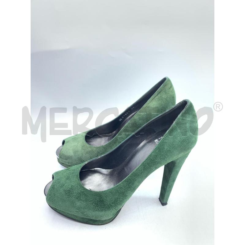 SCARPE DONNA STUART WEITZMAN VERDE | Mercatino dell'Usato Roma re di roma 4
