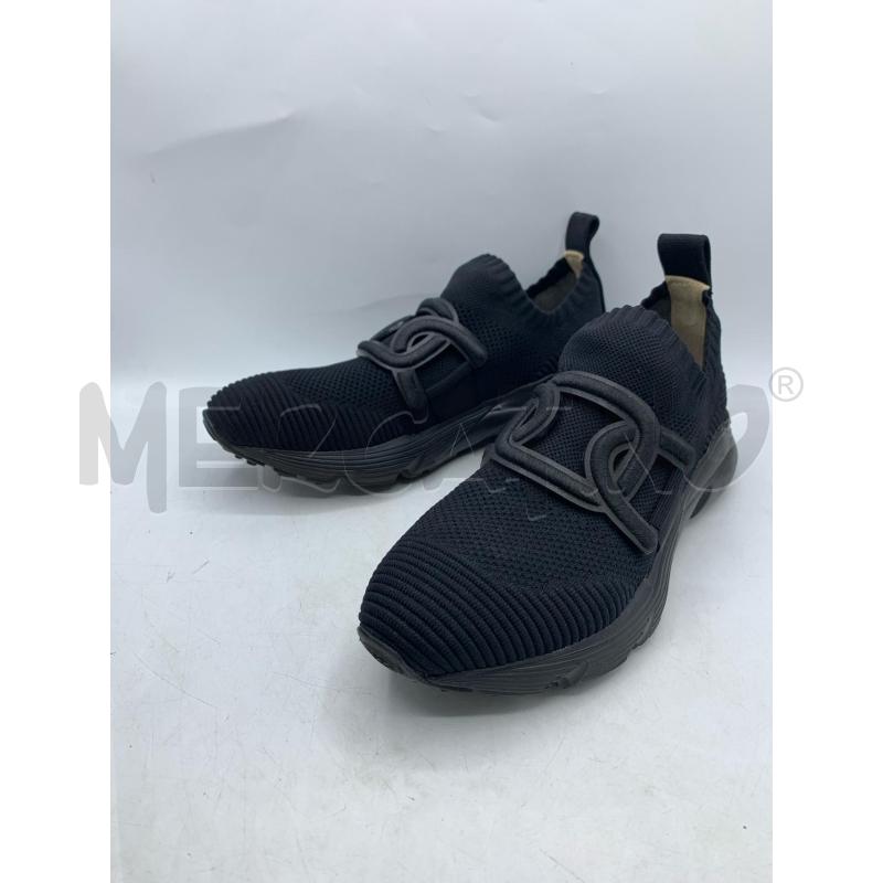 SCARPE DONNA TOD'S NERE LOGO | Mercatino dell'Usato Roma re di roma 2
