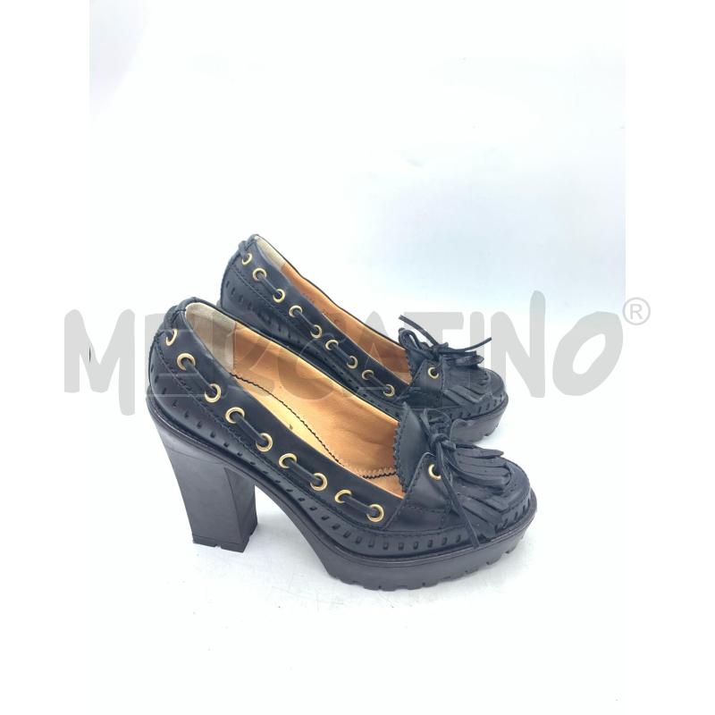 SCARPE DONNA YVES SAINT LAURENT NERE FRANGE LACCI | Mercatino dell'Usato Roma re di roma 2