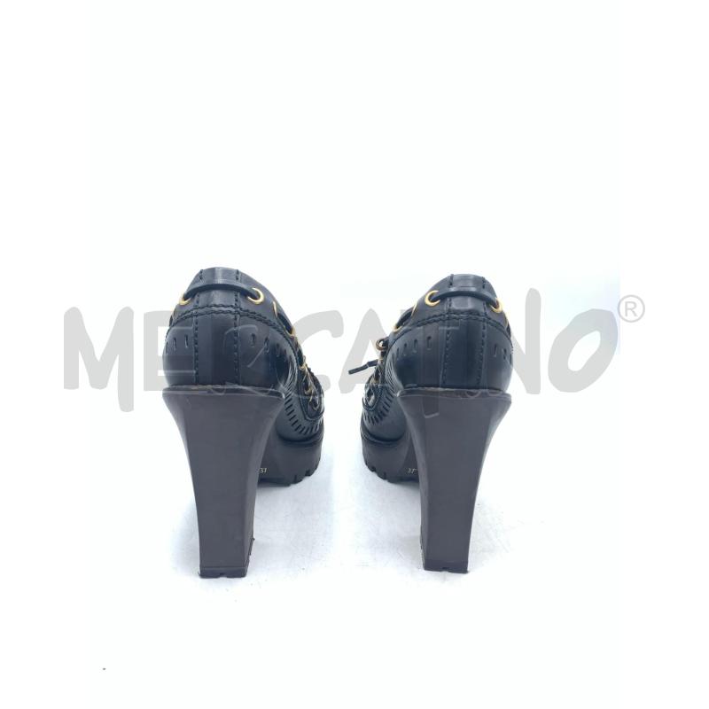 SCARPE DONNA YVES SAINT LAURENT NERE FRANGE LACCI | Mercatino dell'Usato Roma re di roma 3