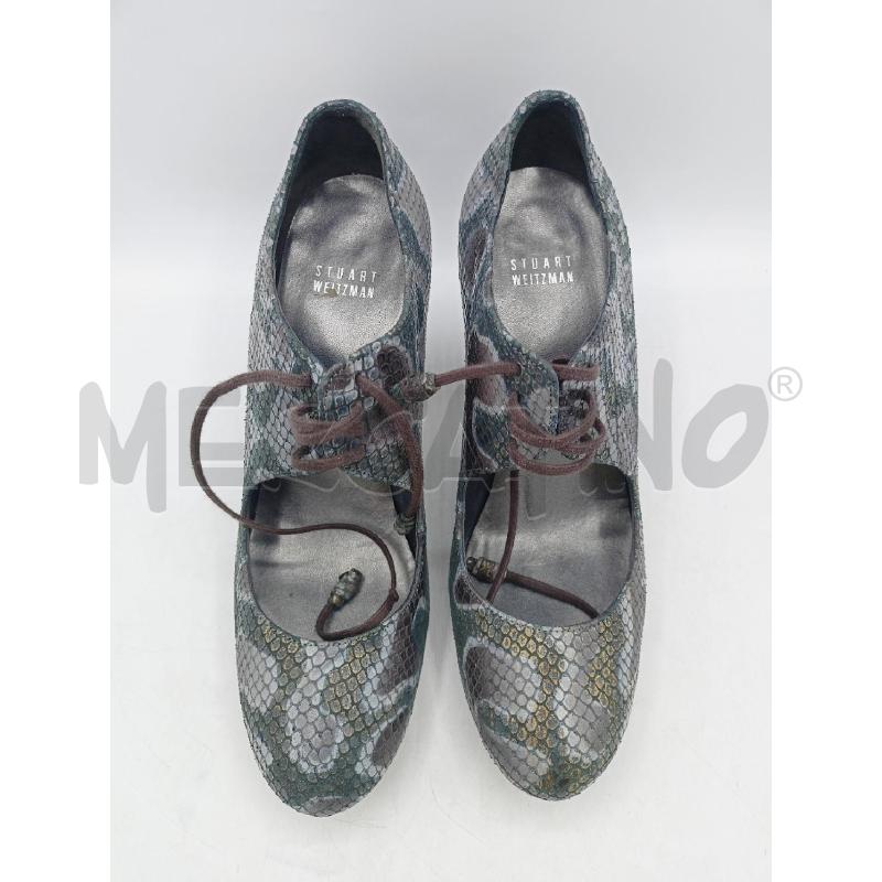 SCARPE STUART WEITZMAN  GRIGIO STAMPA  PITONE  | Mercatino dell'Usato Roma re di roma 2