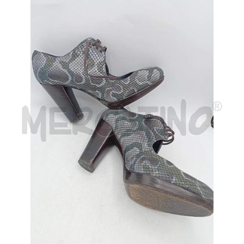 SCARPE STUART WEITZMAN  GRIGIO STAMPA  PITONE  | Mercatino dell'Usato Roma re di roma 3