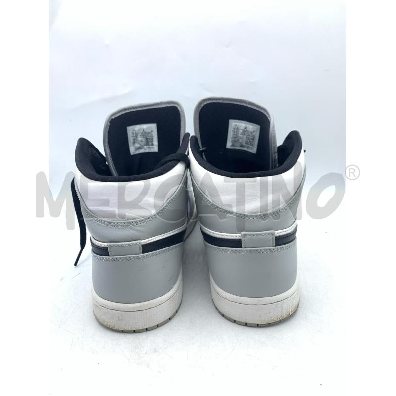 SCARPE UOMO AIR JORDAN 1 MID GRIGIE BIANCHE | Mercatino dell'Usato Roma re di roma 4