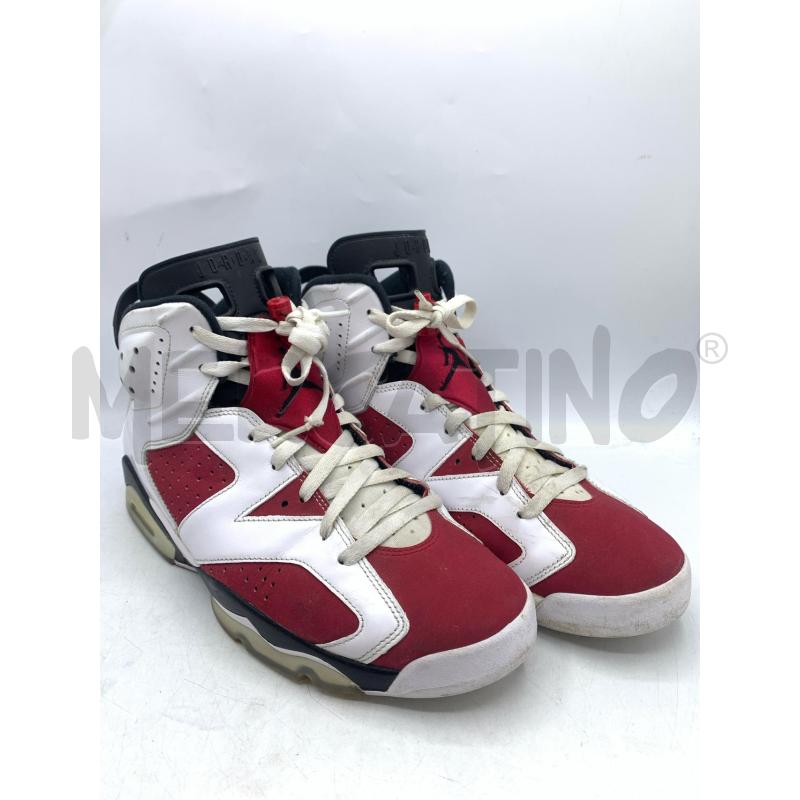 SCARPE UOMO AIR JORDAN 6 BIANCO ROSSO | Mercatino dell'Usato Roma re di roma 1