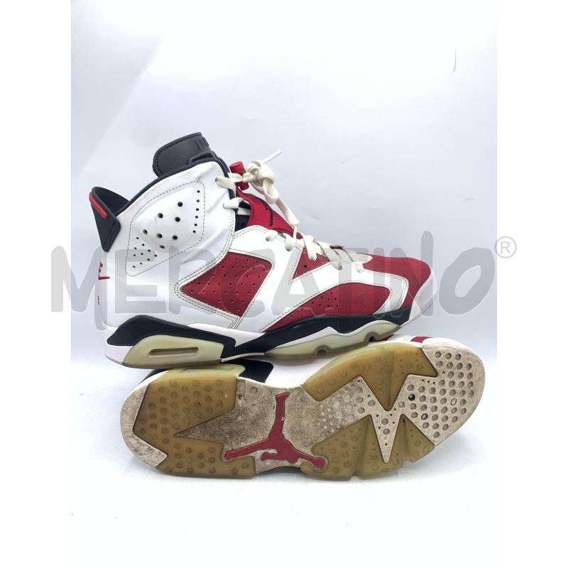 SCARPE UOMO AIR JORDAN 6 BIANCO ROSSO | Mercatino dell'Usato Roma re di roma 2