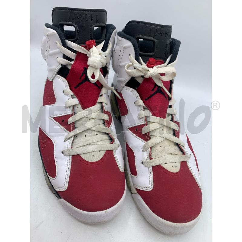 SCARPE UOMO AIR JORDAN 6 BIANCO ROSSO | Mercatino dell'Usato Roma re di roma 5
