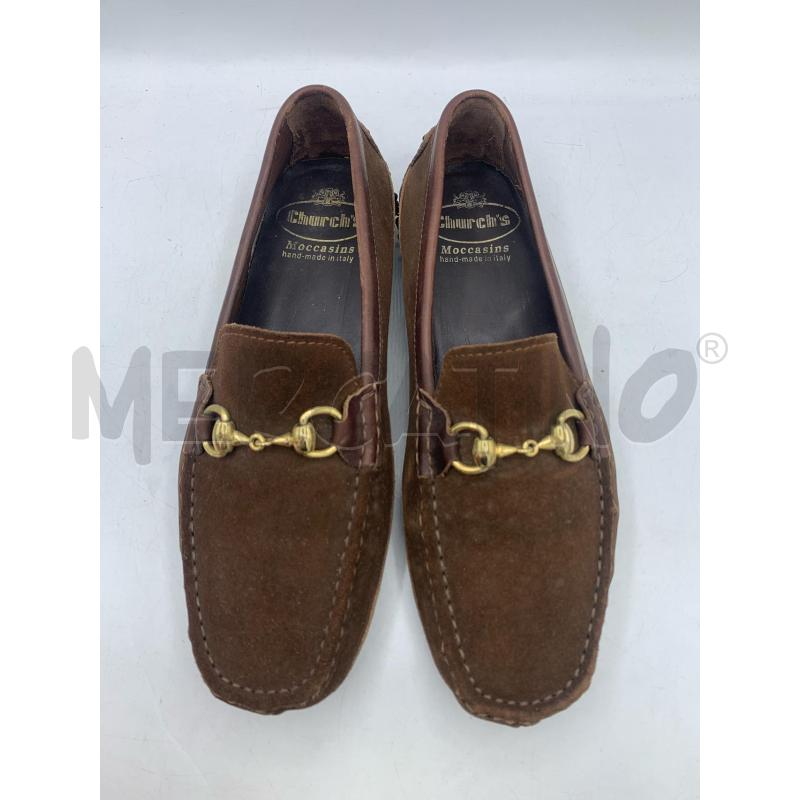 SCARPE UOMO CHURCH'S MARRONE FIBBIA DORATA | Mercatino dell'Usato Roma re di roma 5